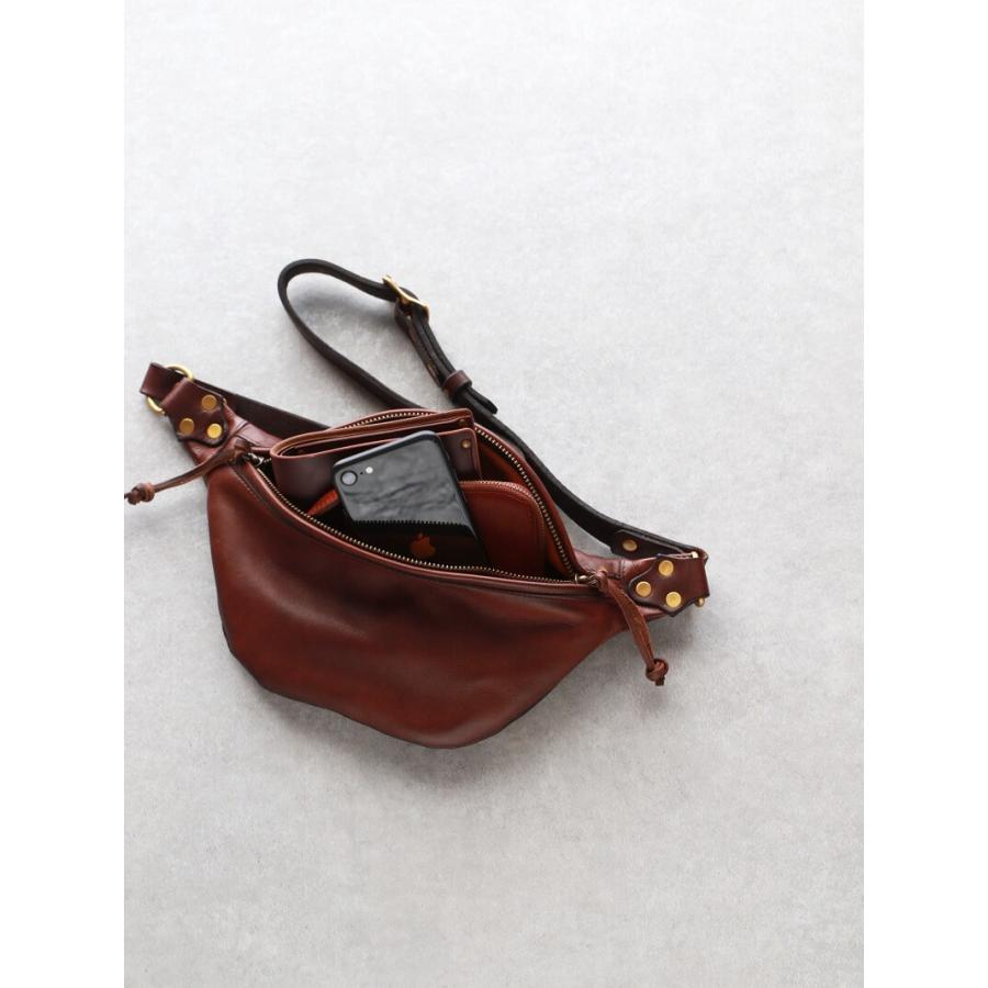 vasco レザーウエストバック　ドラムバック 全3色【vasco/ヴァスコ】「Leather Waist Bag”Small”/レザー