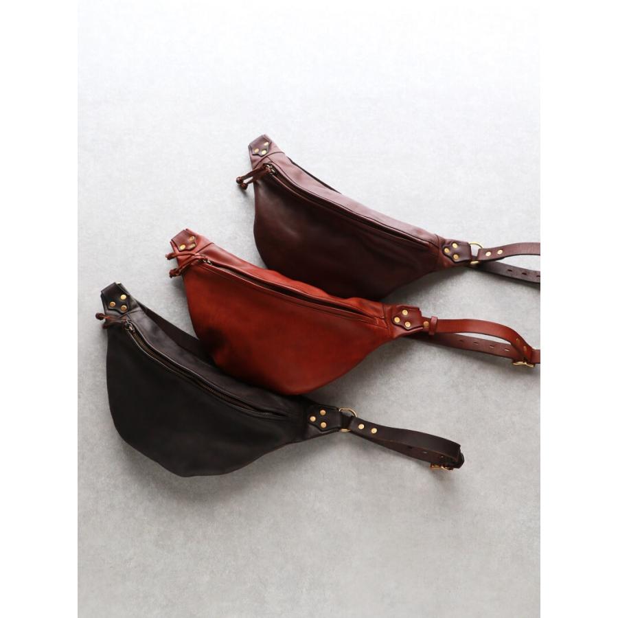 vasco レザーウエストバッグ ヴァスコ LEATHER WAIST BAG メンズ
