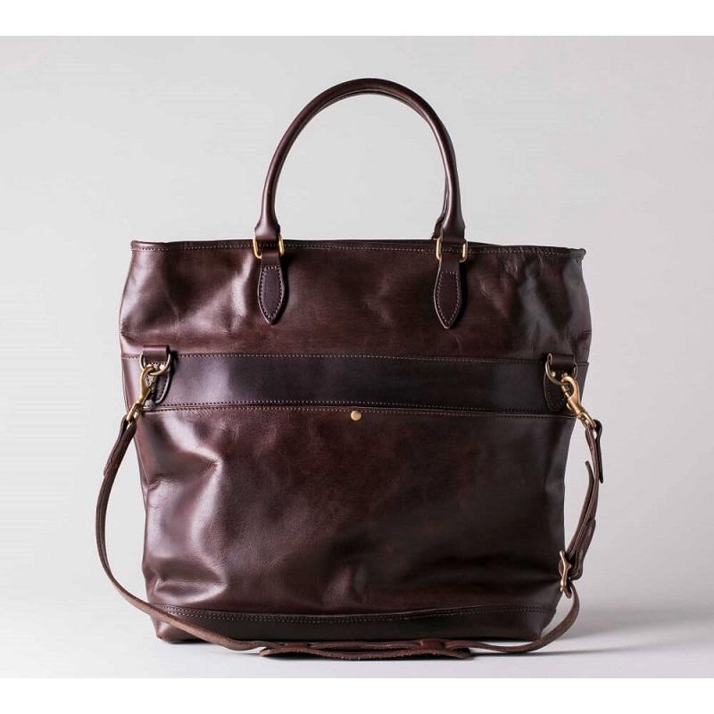 vasco（ヴァスコ） レザーネルソン2WAYバッグ ブラウン LEATHER NELSON