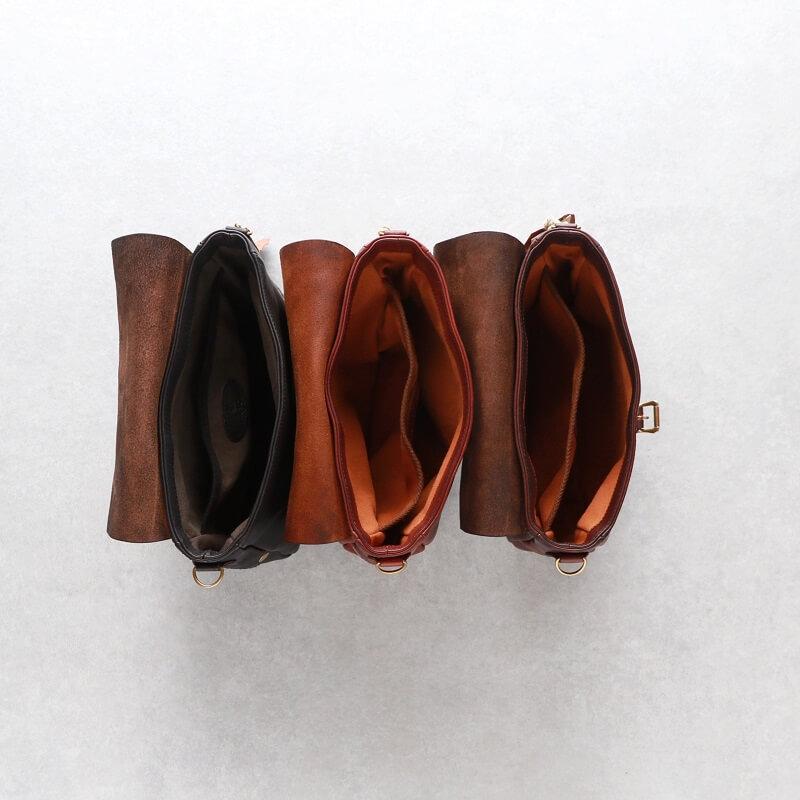 vasco レザーポストマンショルダーバッグ スモール 刻印ナシ ヴァスコ LEATHER POSTMAN SHOULDER BAG SMALL | vasco | 17