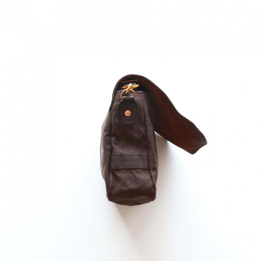 vasco キャンバス×レザー メールバッグ スモール 刻印ナシ ブラック ヴァスコ CANVAS×LEATHER MAIL BAG -SMALL | vasco | 11