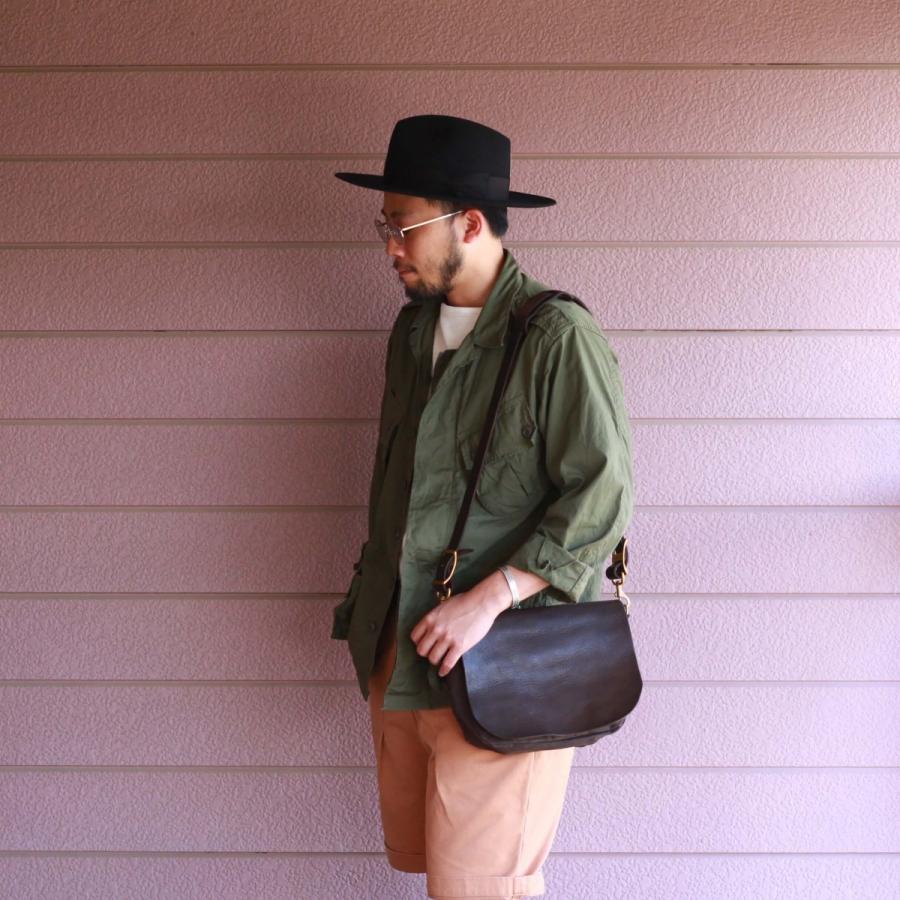 vasco キャンバス×レザー メールバッグ スモール 刻印ナシ ブラック ヴァスコ CANVAS×LEATHER MAIL BAG -SMALL | vasco | 02