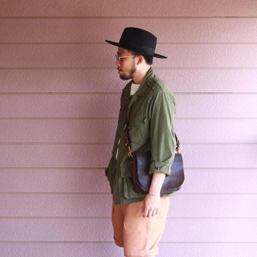 vasco キャンバス×レザー メールバッグ スモール 刻印ナシ ブラック ヴァスコ CANVAS×LEATHER MAIL BAG -SMALL | vasco | 05