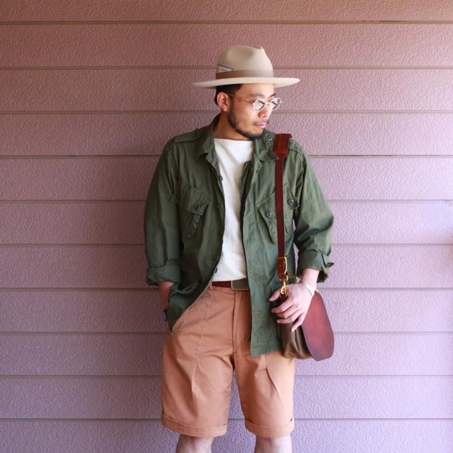 vasco キャンバス×レザー メールバッグ スモール 刻印ナシ オリーブドラブ ヴァスコ CANVAS×LEATHER MAIL BAG -SMALL | vasco | 01