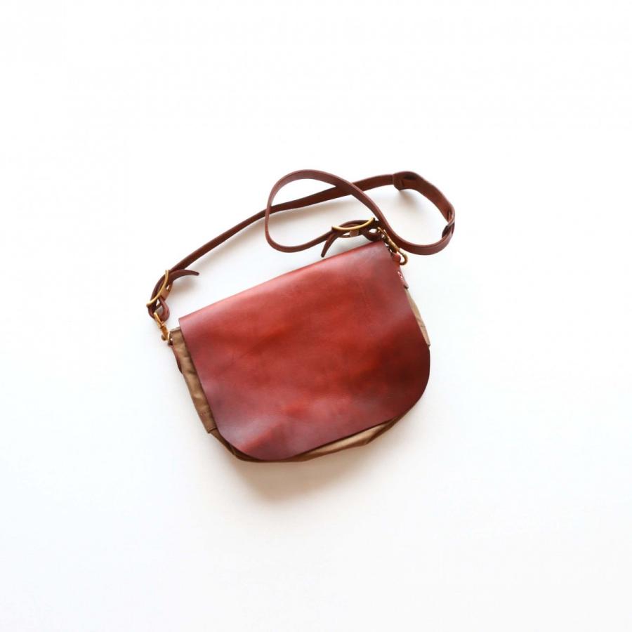 vasco キャンバス×レザー メールバッグ スモール 刻印ナシ オリーブドラブ ヴァスコ CANVAS×LEATHER MAIL BAG -SMALL | vasco | 03