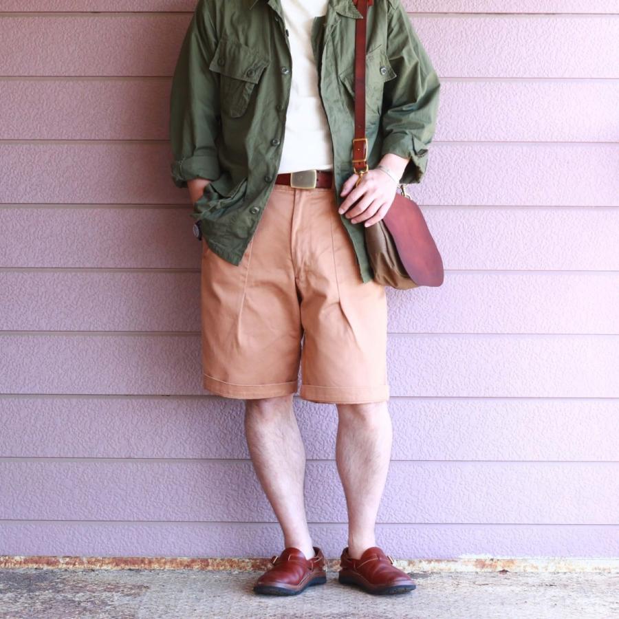 vasco キャンバス×レザー メールバッグ スモール 刻印ナシ オリーブドラブ ヴァスコ CANVAS×LEATHER MAIL BAG -SMALL | vasco | 07