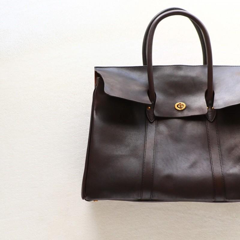 vasco レザーサドルトートバッグ ブラック ヴァスコ LEATHER SADDLE  