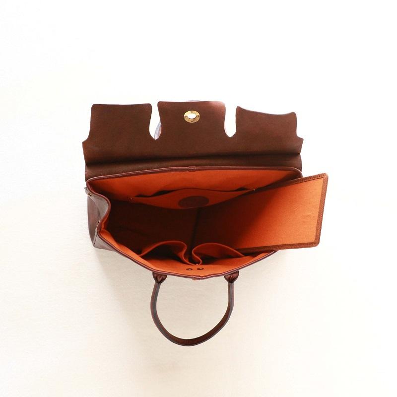 vasco レザーサドルトートバッグ ブラウン ヴァスコ LEATHER SADDLE