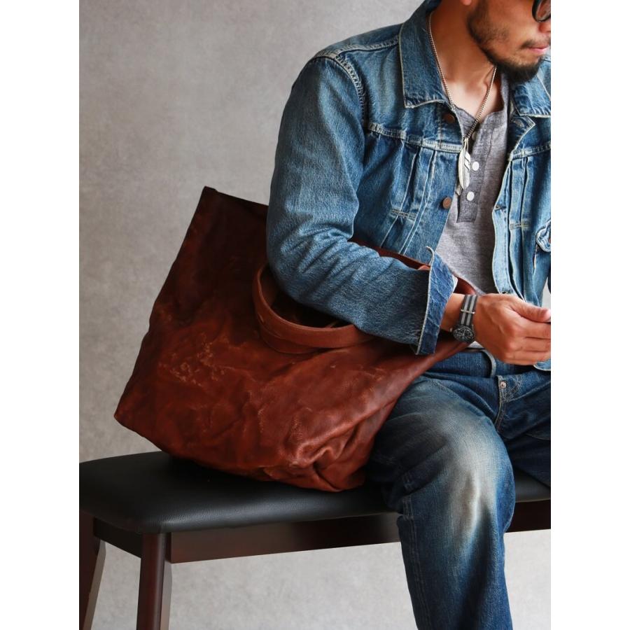 vasco ヴァスコ 別注 LEATHER COAL MINE TOTE BAG レザーコールマイントートバッグ 本革 日本製 メンズバッグ｜quriousweb｜03