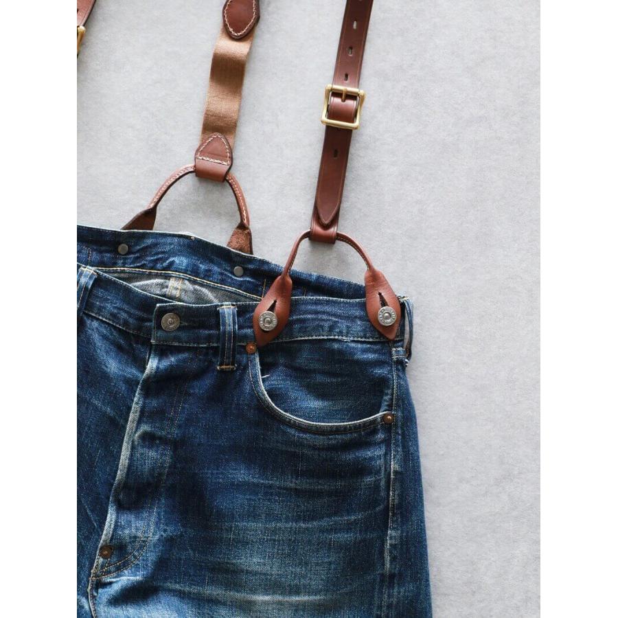vasco 別注 ヴァスコ LEATHER SUSPENDER レザーサスペンダー vasco 別注 ヴァスコ LEATHER SUSPENDER レザーサスペンダー
