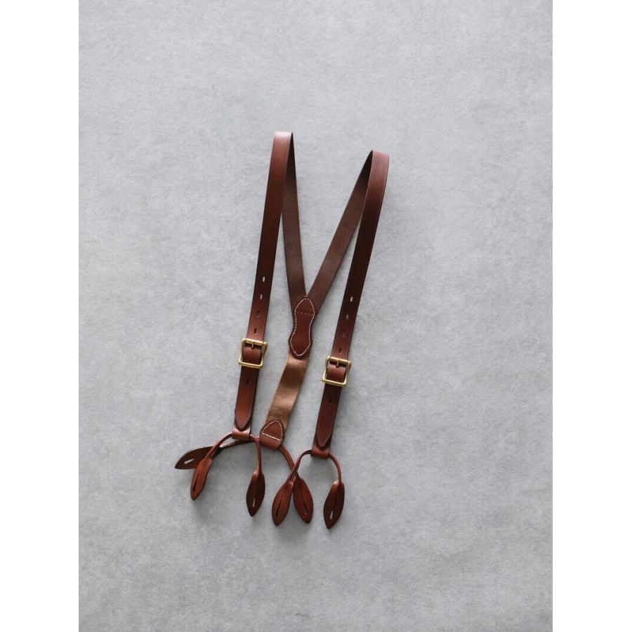 ヴァスコ　サスペンダー vasco ヴァスコ 別注 LEATHER SUSPENDER レザーサスペンダー