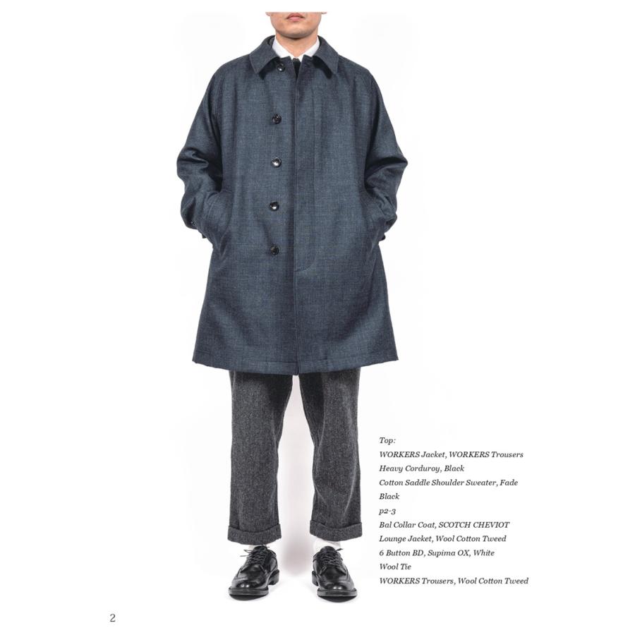 ご予約 / WORKERS ワーカーズ Lounge Jacket, 8 oz Light Chino, Navy