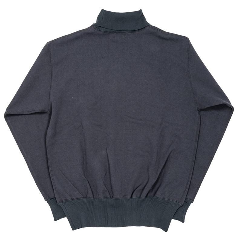 ご予約 / WORKERS ワーカーズ Cotton RAF Sweater, Faded Black 9月お