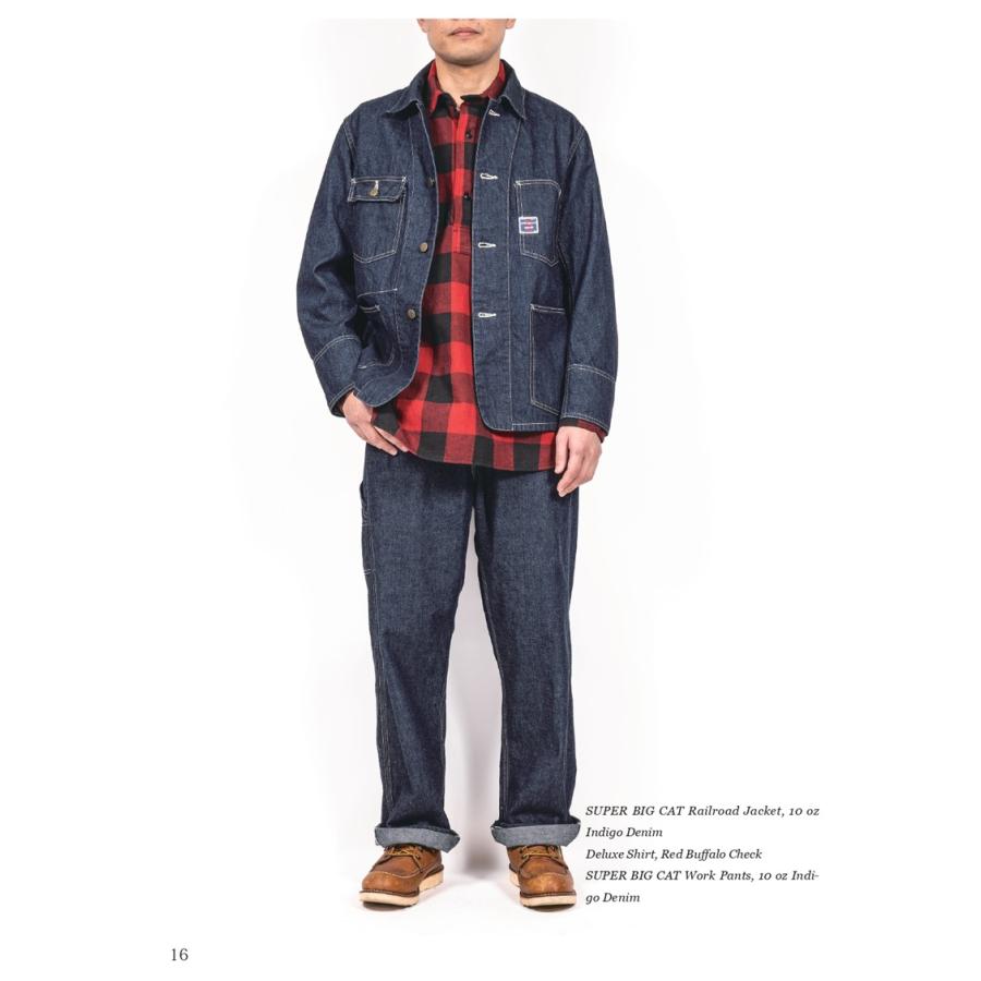 ご予約 / WORKERS ワーカーズ SUPER BIG CAT Railroad Jacket, Brown