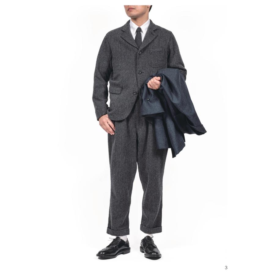 ご予約 / WORKERS ワーカーズ Bal Collar Coat, Ichinomiya Tweed 10月