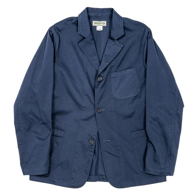 ご予約 / WORKERS ワーカーズ Lounge Jacket, 10 oz Navy Chino
