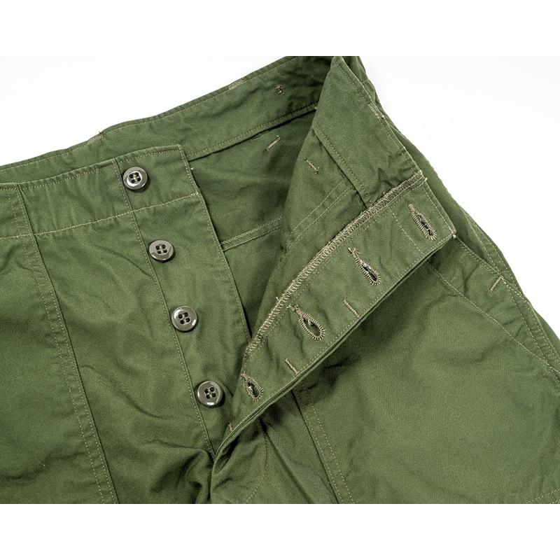 WORKERS ワーカーズ Baker Pants, Trace MIL-838-D, OD Poplin