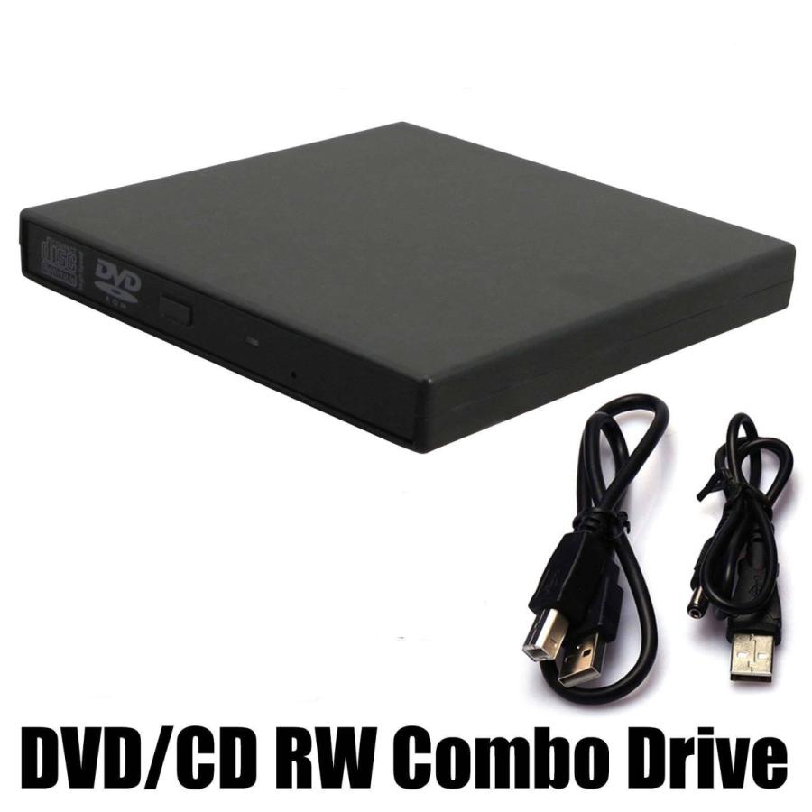 通販 外付けハードディスク、ドライブ-スリムな外付けUSB 2.0 DVDドライブCD RWライターバーナーリーダープレーヤー（PCラップトップ用）  - www.threeriversofs.com