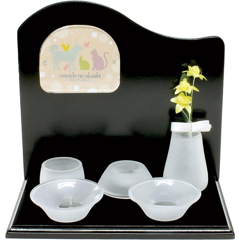 【値段交渉可：送料込】 おもいでのあかし ステージ仏具セット ハイグレード ピアノブラック ペット用 【I1917655830】(11180円)