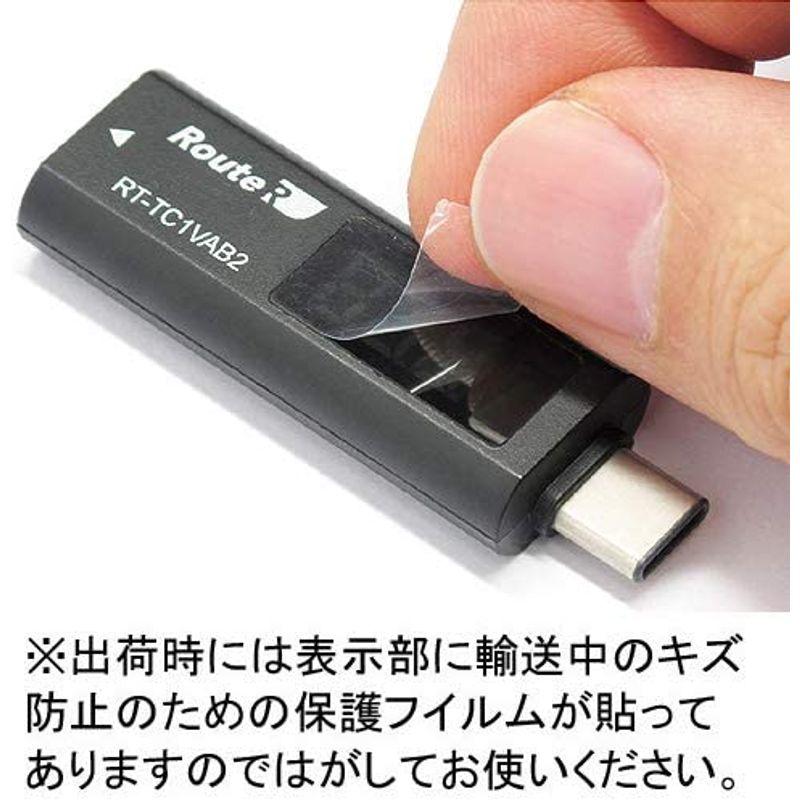 ルートアール QC2.0対応 USB 簡易電圧・電流チェッカー 積算機能・VA同時表示対応 ブラック RT-USBVAC4QC