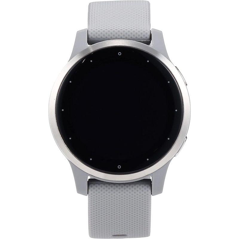 GARMIN vivoactive 4S Powder Gray/Silver 010-02172-07｜quvmall2｜05