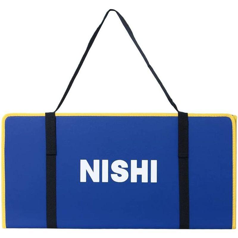 NISHI(ニシ・スポーツ) ヨガマット エクササイズ ストレッチ 筋力トレーニング 防音 エクサマット ブルー NE-6 NT7922A｜quvmall2｜04