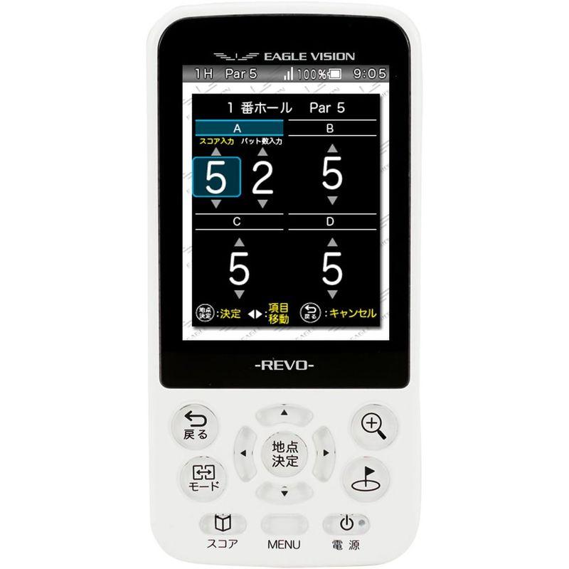工場直送工場直送朝日ゴルフ(ASAHI GOLF) ゴルフナビGPS EAGLE VISION イーグルビジョン REVO EV-522 ホワイト ハンディGPS イーグルビジョン REVO※※ご覧ください