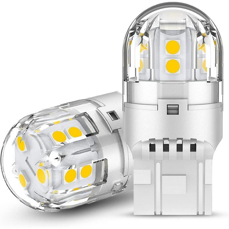 T20 ダブル球 LED テールランプ ブレーキランプ T20 LEDバックランプ 兼用 ホワイト 爆光 無極性 DC12V-24V 15L｜quvmall2｜08