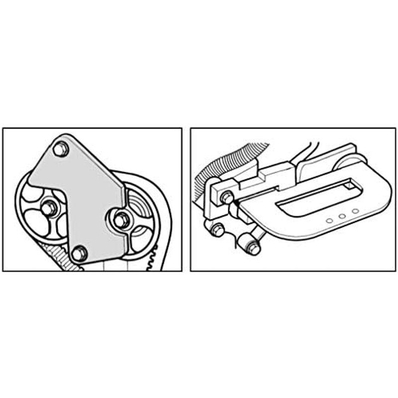 JTC ルノーエンジンタイミングツール SST 輸入車用 特殊工具 適応エンジン:K4J:1.4-16V・K4M:1.6-16V・F4P・F｜quvmall2｜03