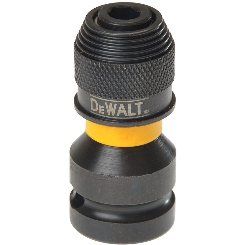 デウォルト(DEWALT) インパクトレンチ用 ソケットアダプター ソケットアンビルチャック 差込角1/2インチ(12.7mm) 1/4