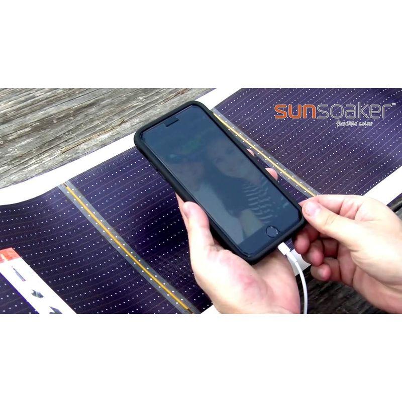 エフウエイブ SunSoaker 携帯充電用太陽電池シート10W ブラック｜quvmall2｜04