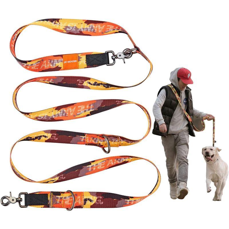JC HOUSE 犬 リード 中型犬 大型犬専用 肩掛けリード 6in1 多機能リード 訓練 散歩 犬用リード 長さ2.5m 頑丈 高強度材｜quvmall2｜03