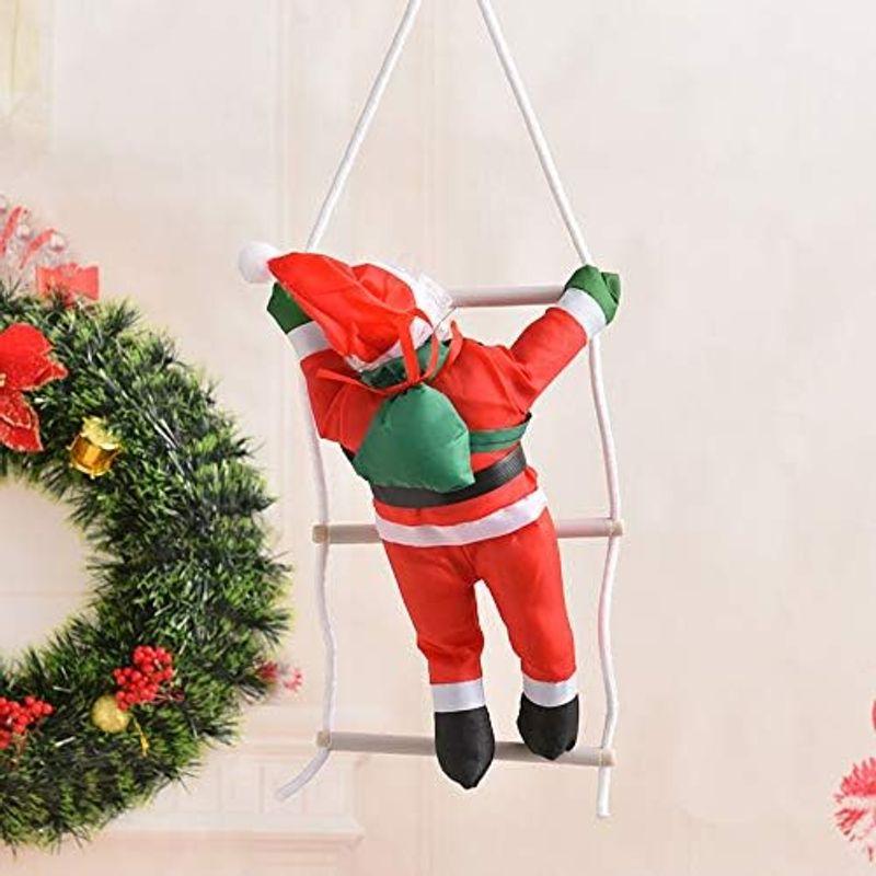 サンタはしご リスマス飾り クリスマスツリー 飾り サンタ人形 もちゃ サンタクロース人形 クリスマスパーティー吊り 吊り装飾用 贈り物 ギ｜quvmall2｜04