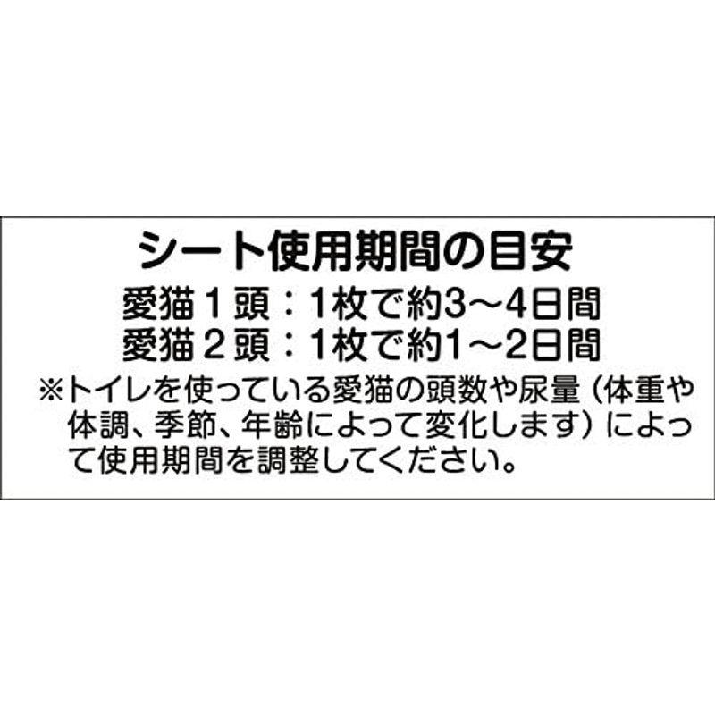 クリーンミュウ 猫のシステムトイレ用ひのきの香りシート 34枚入｜quvmall2｜07