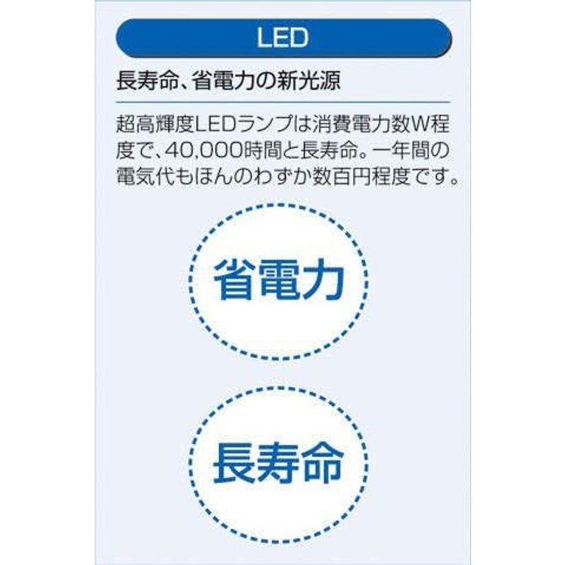 大光電機 DAIKO LED和風小型ペンダントライト ランプ付 LED電球 4.2W（E17） 電球色 2700K 直付専用 電気工事必要｜quvmall2｜08