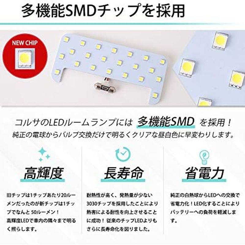 日産 リーフ ZE1 LED ルームランプ セット H29.10? 全グレード適合 車検対応カラー取説・専用工具付カスタム パーツ アクセサ｜quvmall2｜07