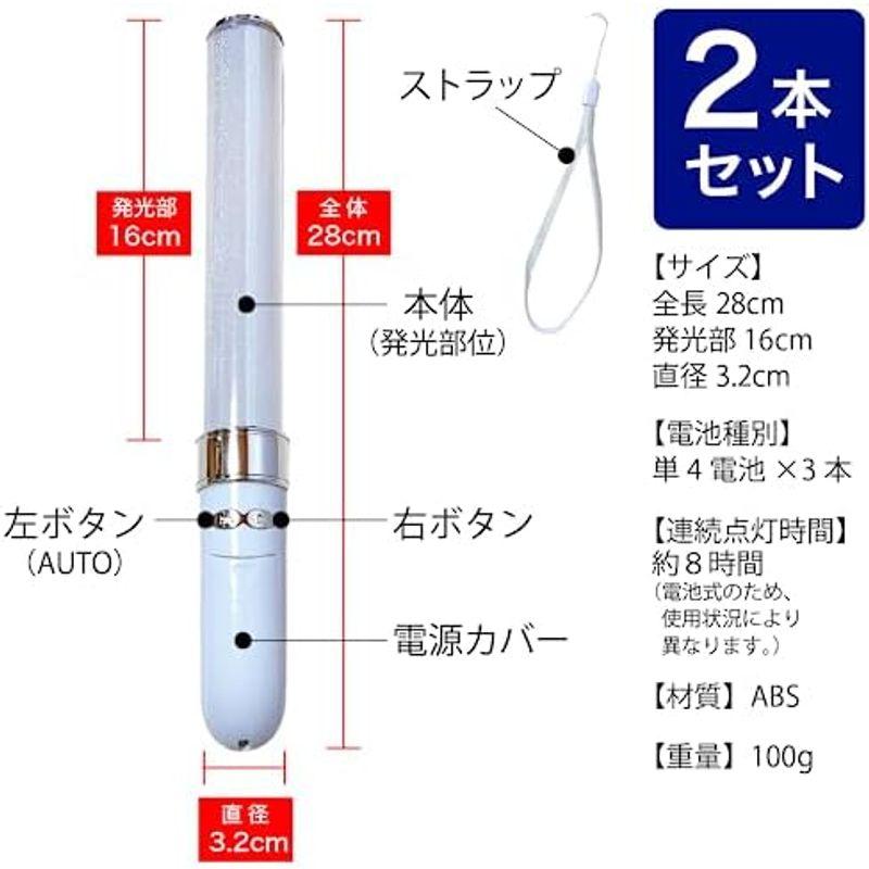 Diva ペンライト 推しカラー コンサート 高輝度 ライブ 高輝度LED 蛍光棒 ライト 18色オートカラーチェンジ パーティー イベント｜quvmall2｜03