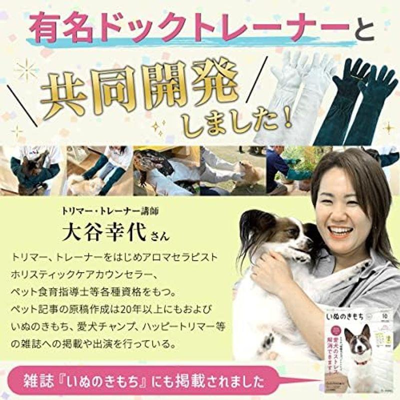 純正お買い得 和田工業 噛みつき 防止 手袋 有名ドッグトレーナー開発 猫 犬 トリミング ペット グローブ 引っかき 牛革 厚手 保護手袋爬虫類 園芸