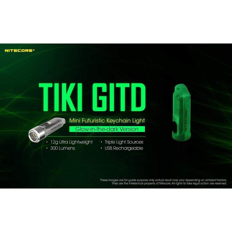 Nitecore TIKI GITD Rechargeable LED Keylight - High CRI and UV LED - 3｜quvmall2｜05