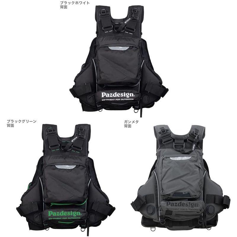 Pazdesign(パズデザイン)PSL オールラウンドベスト/PSL All ROUND VEST ブラックグリーン フリー SLV-03｜quvmall2｜05