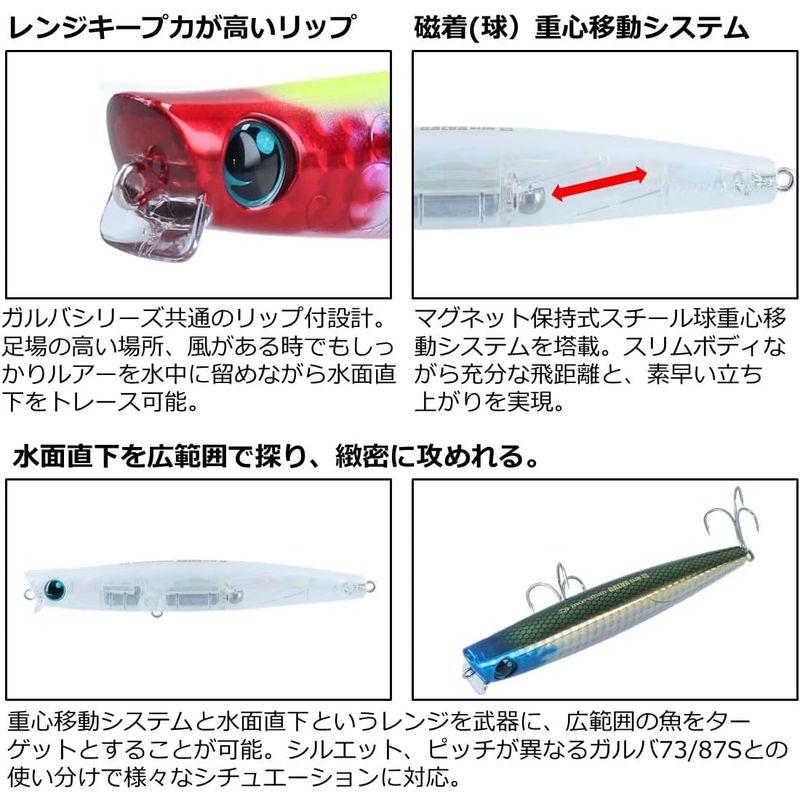 ダイワ(DAIWA) モアザン ガルバスリム 110S アデルブラックファイヤー｜quvmall2｜02