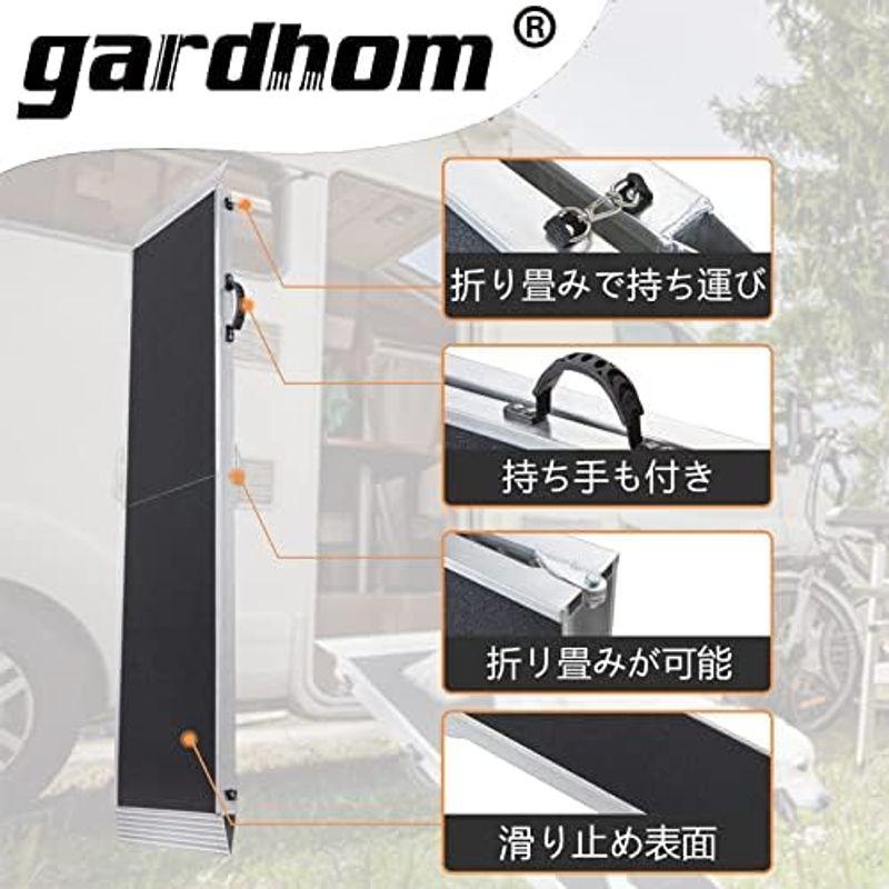 犬用スロープ， gardhom 荷重85? 伸縮式 73-163CM 滑り止め ペットスロープ 大型犬 関節を保護 アルミブリッジ 玄関 段｜quvmall2｜14