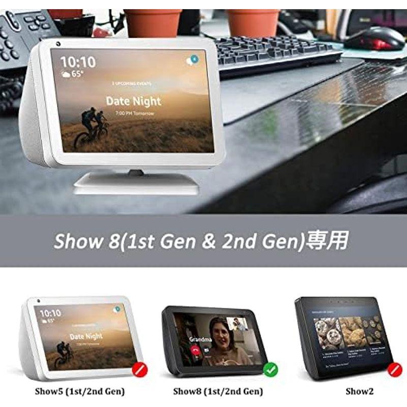 Miimall 卓上スタンドEcho Show 8（第1世代&第2世代）対応 卓上スタンド Echo Show 8対応 スタンド 磁気吸着｜quvmall2｜03