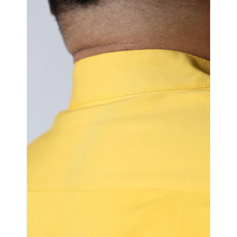 大きいサイズ 長袖シャツ ユニセックス 2L 3L 4L 白 黄 春 夏 秋 冬 ストレッチ ノンアイロン バンドカラーシャツ Beluca ベル―カ 白鯨 はくげい |  | 06