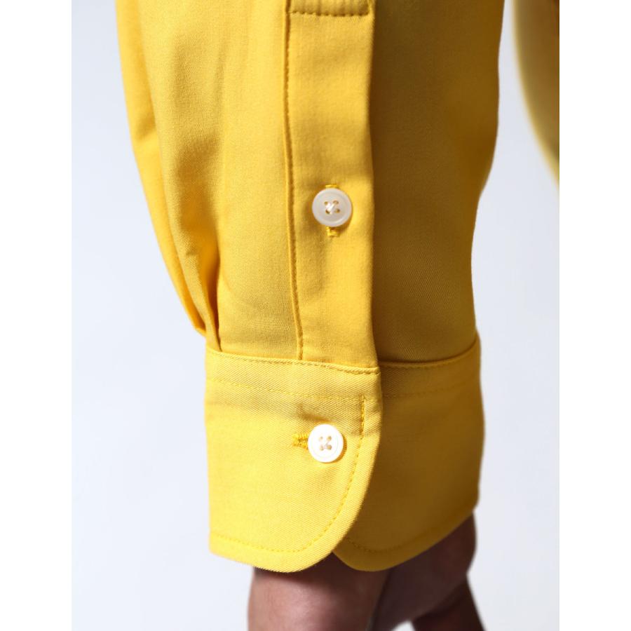 大きいサイズ 長袖シャツ ユニセックス 2L 3L 4L 白 黄 春 夏 秋 冬 ストレッチ ノンアイロン バンドカラーシャツ Beluca ベル―カ 白鯨 はくげい |  | 08