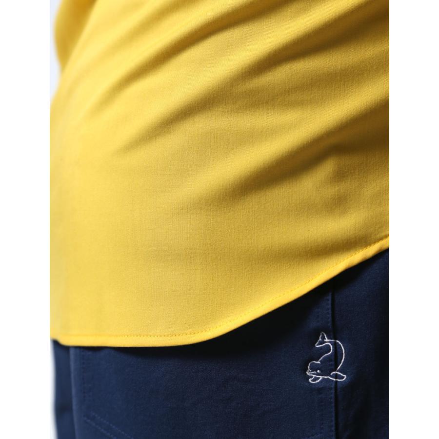 大きいサイズ 長袖シャツ ユニセックス 2L 3L 4L 白 黄 春 夏 秋 冬 ストレッチ ノンアイロン バンドカラーシャツ Beluca ベル―カ 白鯨 はくげい |  | 09