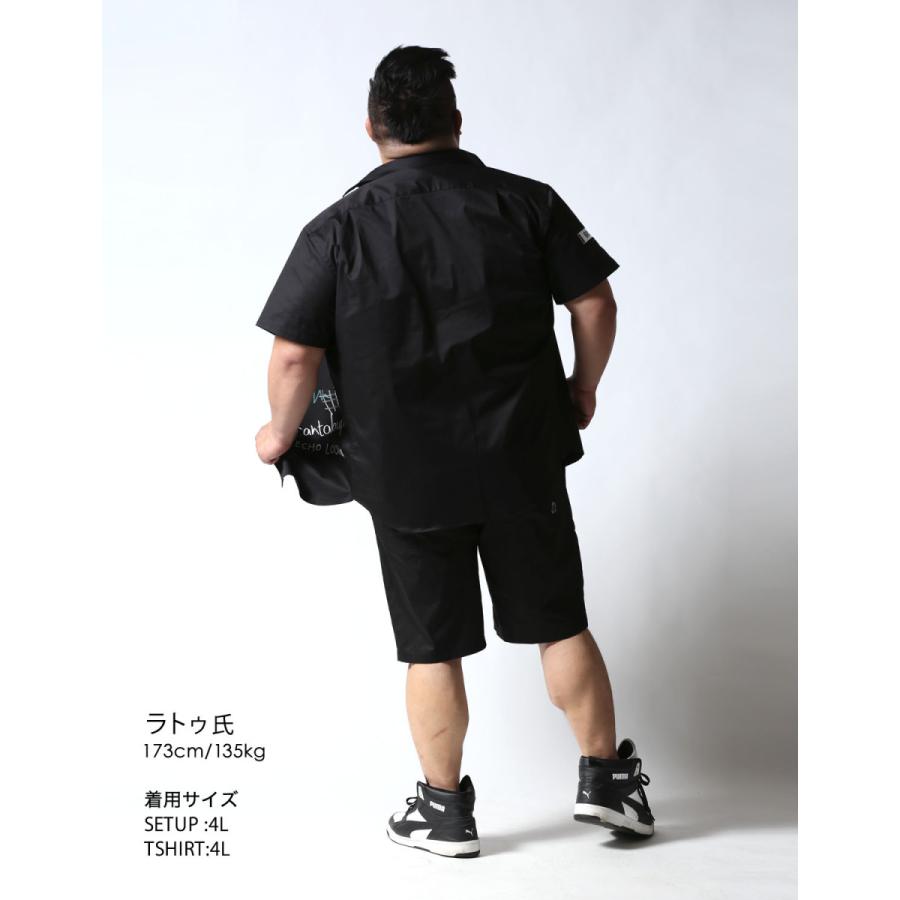 大きいサイズ メンズ  ショート ハーフ パンツ 短パン 2L 3L 4L 白 黒 春 夏 秋 Beluca ポケット刺繍 エコーロケーション ユニセックス カジュアル |  | 21