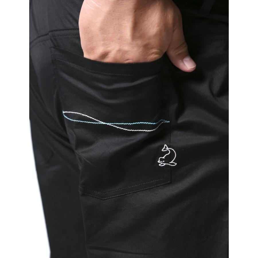 大きいサイズ メンズ  ショート ハーフ パンツ 短パン 2L 3L 4L 白 黒 春 夏 秋 Beluca ポケット刺繍 エコーロケーション ユニセックス カジュアル |  | 09