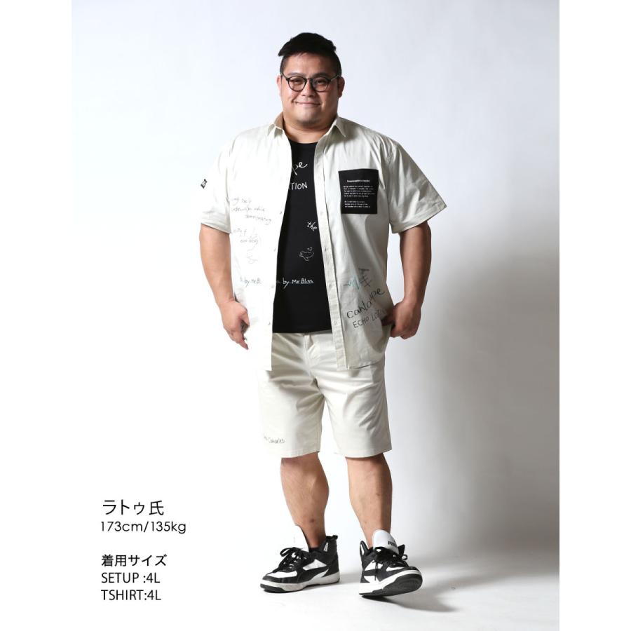 大きいサイズ 半袖 Tシャツ カットソー メンズ Beluca エコーロケーション 刺繍 レディース 2L 3L 4L カジュアル 白 黒 春 夏 秋 |  | 15