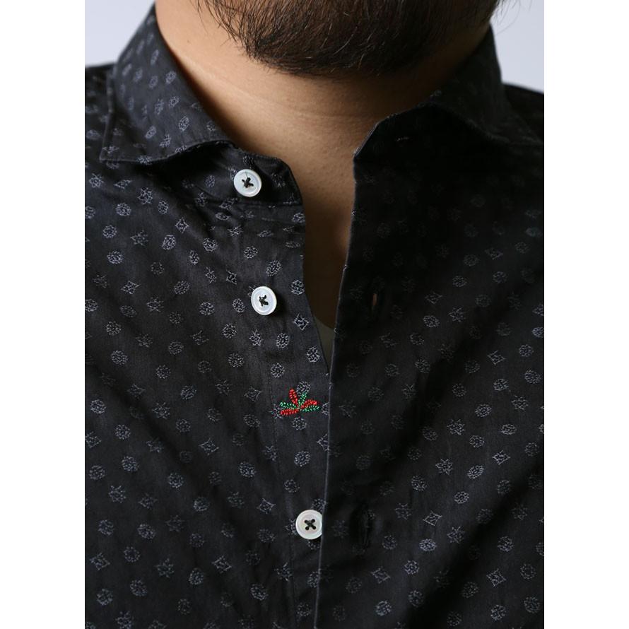 大きいサイズ 長袖シャツ カジュアルシャツ メンズ カッタウェイ GALLIPOLI(ガリポリ) 3L カジュアル 黒 春 夏 |  | 02